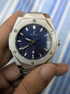 two tone hublot watch