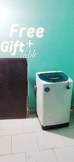 Haier fully automatic washing machine 8.5kg fine condition 2019
