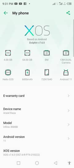 urgent sale infinix hot 10 play