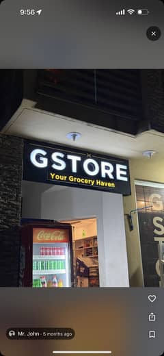 Grocery store available for taka