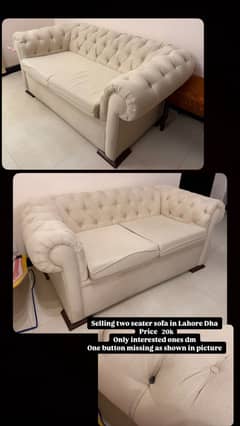 Never used 2 seater sofa