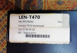 Lenovo Thinkpad T470 i5-6th GEN