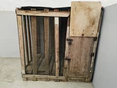 VIP cages for sale pora cage wood pe tayar hay