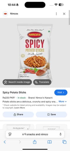 Snacks and Nimo