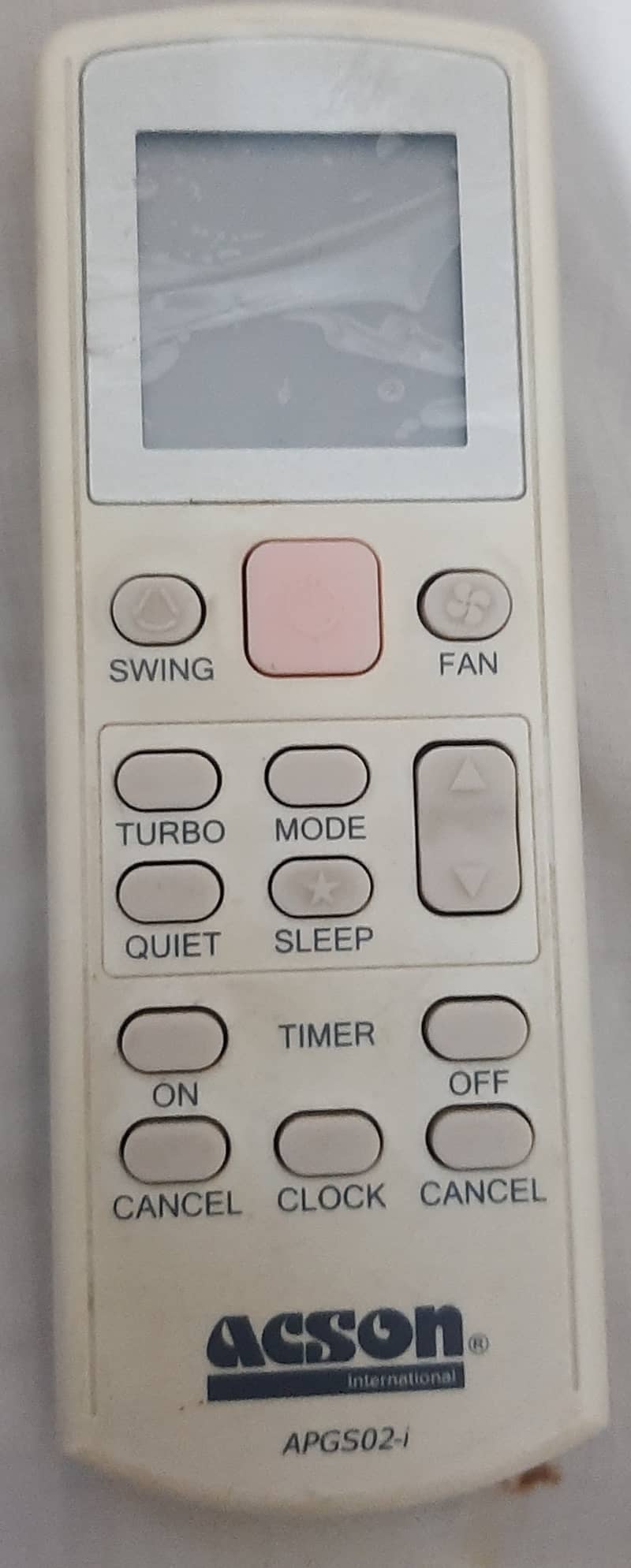 Acson Ac remote 0
