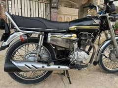 Honda CG 125 special edition self start (karachi number)