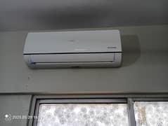 Haier 1 to inverter AC new condition