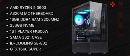 new custom gaming pc Ryzen 5 3600