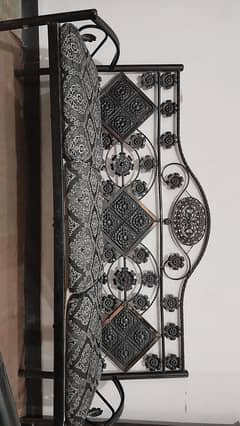 5 seater sofa set iron with molty foam gadi