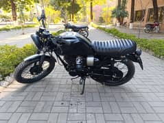 Honda 125 modified into cafe racer with lush condition and looks.
