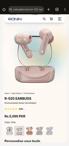 Ronin ear buds r 520 same clr
