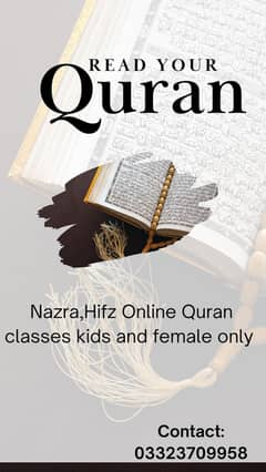 I am hafiza online Quran teacher kids and female ki classes available