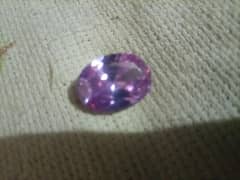 Original stone (Purple Sapphire) Only one rare piece.