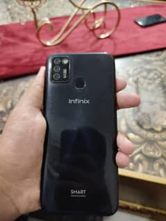 infinix Smart 6 black colour for sale 10by10 condition 3/64