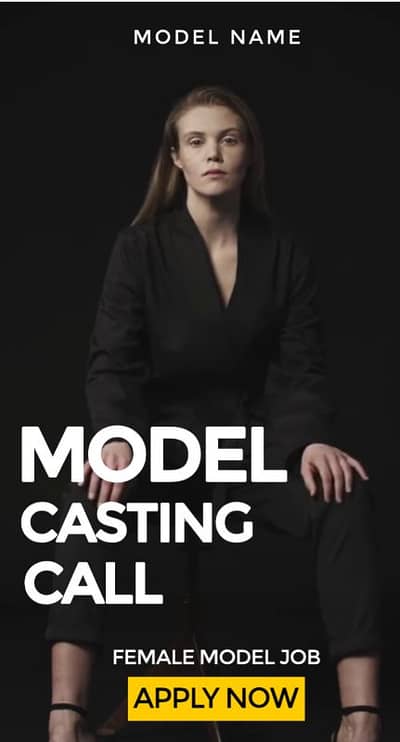 Female Models Required for Photoshoot Projects