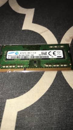 Samsung  4gb 1Rx8 pc3l- 12800s laptop Ram