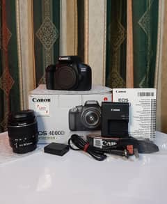 Canon Eos 4000D Dslr Camera With 18-55 Kit Lens | Complete Box