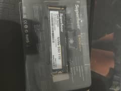 superheer 1Tb m. 2 nvme  box pack bilkul new hai untoched in used