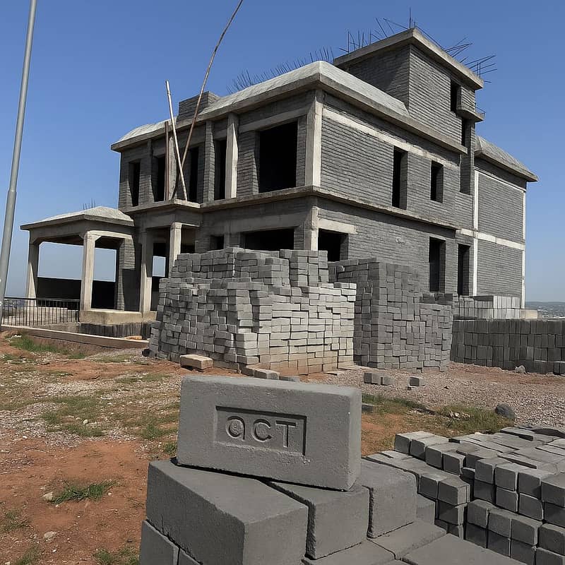 fly ash bricks/ tuff tiles / pravers / concrete blocks in all pakistan 10