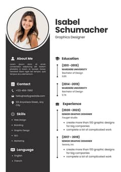 I will make european cv and resumes