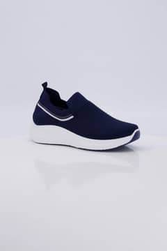 Men's Casual jersey knit Sneakers blue