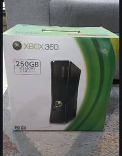 xbox 360 slim model with 2 joystick