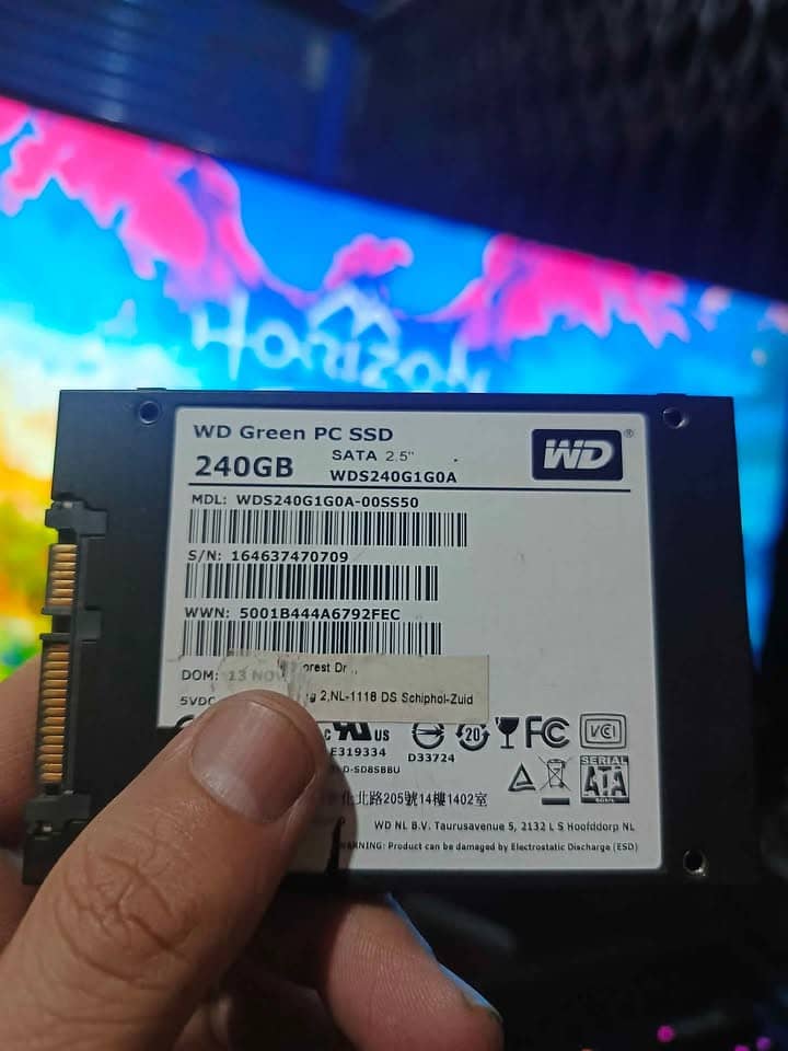 Wd green 240GB sata ssd 92% health 100% perf 1