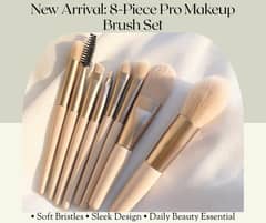 8-piece makeup brush set