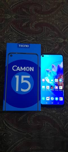 Tecno Camon 15 with box 4/64