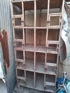 breeding cage 8 portions pinjra