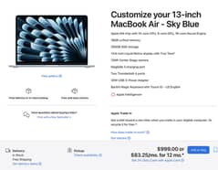 New MacBook Air 13.6 M4 Ram 16 SSD 256 Apple Warranty 1 Year