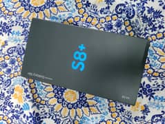 Samsung Galaxy s8 + original box available for sale imie printed