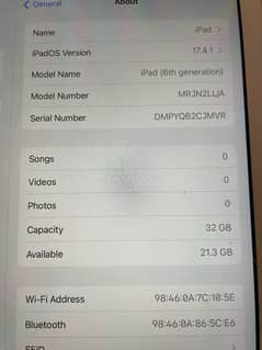 Apple iPad 6th generation