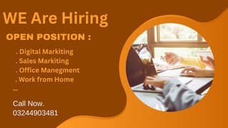 Office Work and Online work available