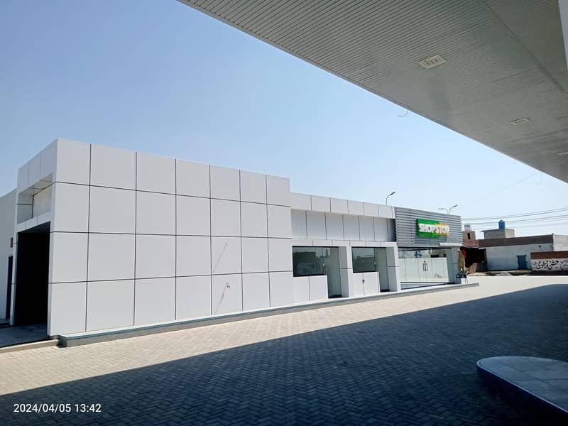 Alucobond acm wall cladding sheet acp panel alucobond fascia elevation 2