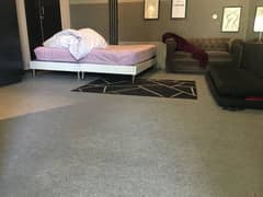 CARPET WALL TO WALL USED GREY COLOR