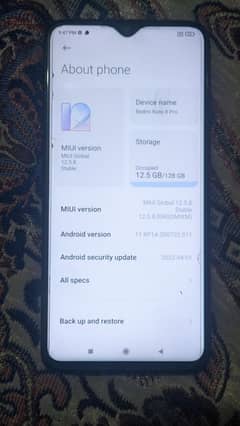 Redmi Note 8 Pro 6 GB 128GB NON PTA