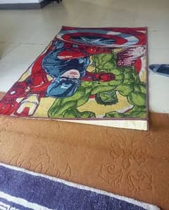 Super hero rug carpet kids