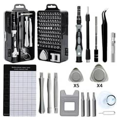 115-in-1 Precision Magnetic Screwdriver Set Stainless Steel Tool Kit