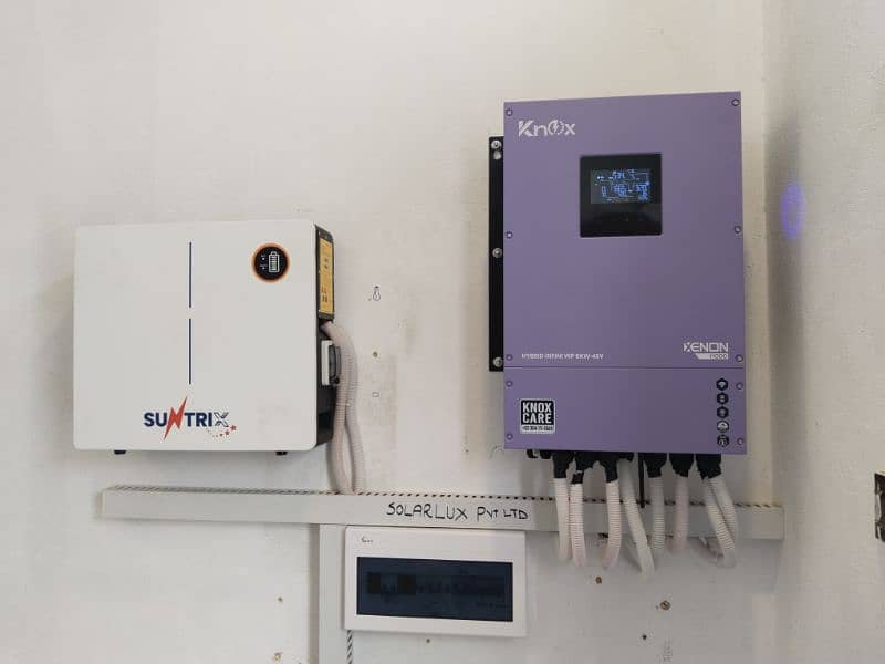 complete hybrid solar system with Netmetring 8