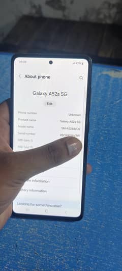 Samsung a52s 5g pta approved  8 128