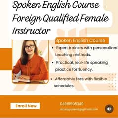 Spoken English Course/ Foreign Qualified Female Teacher