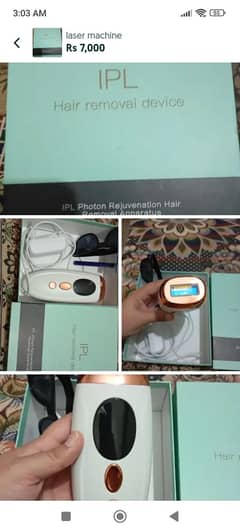 laser machine for face and body hair remove