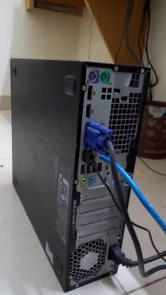 HP Core i5 Desktop – 32GB RAM, SSD, Dell LED – Ready to Use