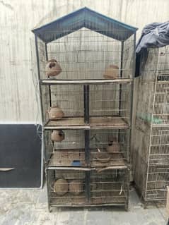 Metal Bird Cage | Pinjra | Parrot/Totay ka pinjra