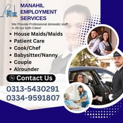 Maids / House Maids / Chef / House Cook / Baby Sitter maid available