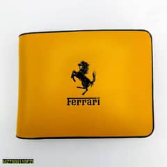 Men's Leather Plain Bifold Wallet