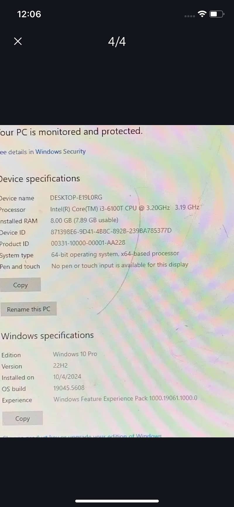 pc i3  6 generatio. 8 gb ram ddr4 2