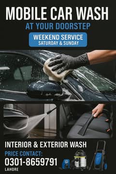 Weekend Mobile Car Wash at Your Doorstep – Lahore