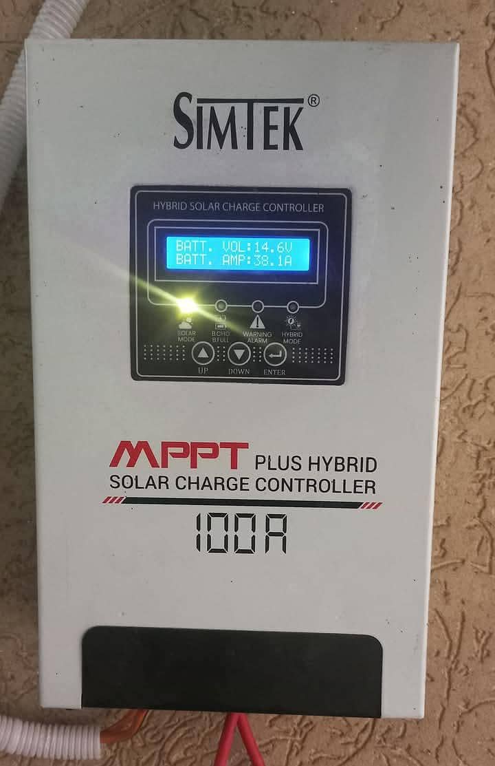 simtek 100a hybrid mppt solar charge controller still in warranty 0